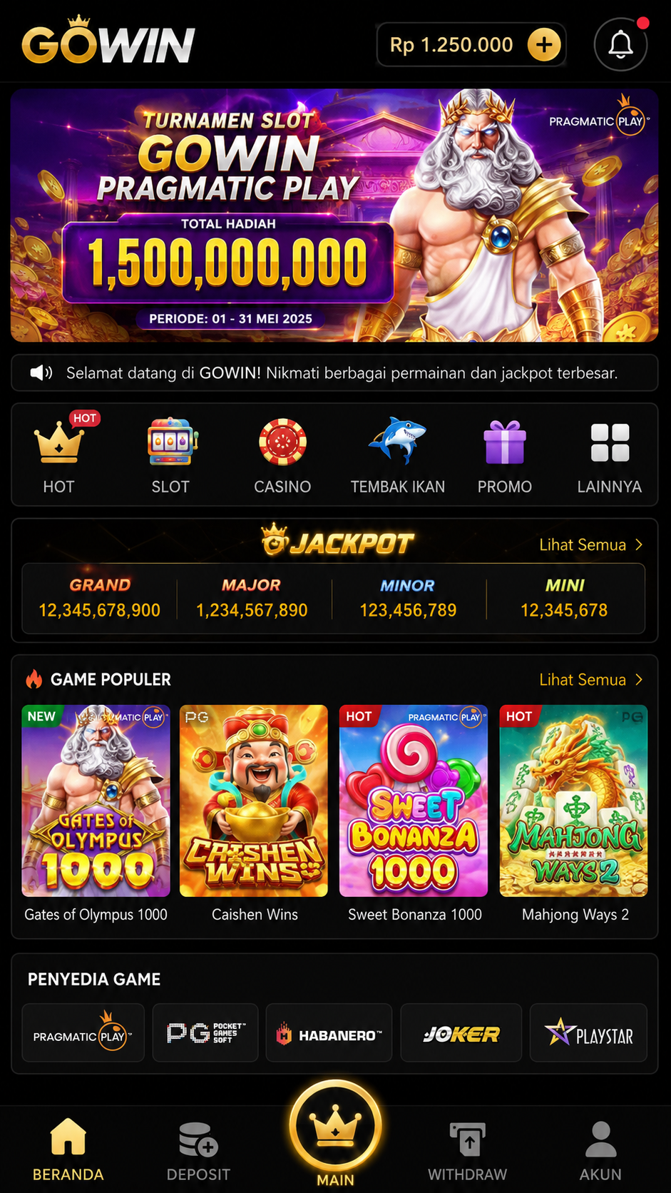 Screenshot 1 gowin